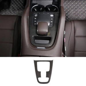 ABS Carbon Center Console Gear Shift Panel Cover Trim For Benz GLE Class 20-2021 - Picture 1 of 10