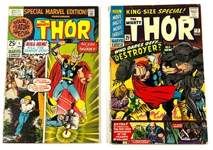 Thor (x2) King-Size Special 2 Marvel Special Edition 1 vtg comic book Jack Kirby - Picture 1 of 24