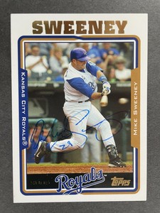 2005 Topps SIGNED: Mike Sweeney, ROPYALS #85