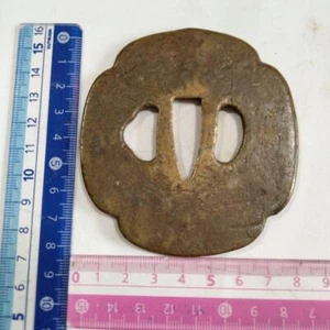Tsuba of Katana Samurai Sword Guard Edo period Japanese Antique #4 - Picture 1 of 3