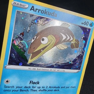 Tarjetas promocionales Swirl Arrokuda Cosmos Holo SWSH093 Pokémon espada y escudo - Imagen 1 de 3