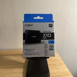 Crucial X10 Pro 4TB Portable External SSD - Picture 1 of 2