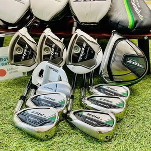 TaylorMade Fullset RBZ 1w 3w 5w 3hybrid Iron 6-9Pw 11clubs RH Golf Clubs - Picture 1 of 24