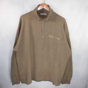 Jersey Stone Island Mezcla Lana Para Hombres 2XL Arena Peso Pesado Logo Principios de los 90 De Colección - Imagen 1 de 18