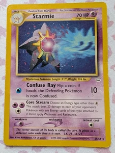 Pokemon TCG Starmie 25/64 Neo Revelation Regular MP - Picture 1 of 2