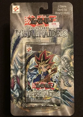 Yu-Gi-Oh! METAL RAIDERS Blister Booster Pack English Ed. Konami Vintage 1996 🔥 - Image 1 of 4