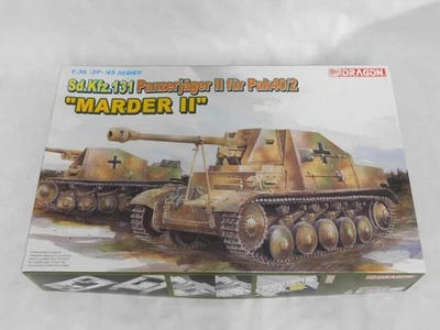 1/35 Dragon SdKfz131 Panzerjager II fur Pak40/2 MARDER II Tank Plastic Model Kit - Image 1 of 2