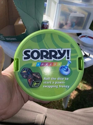 Sorry! Express 2007 Parker Brothers Travel Game 20 Minute Game Complete - Image 1 of 4