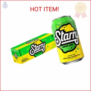 Starry Lemon Lime Soda Pop, latas de 12 fl oz (paquete de 12) - Imagen 1 de 2