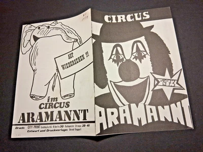 1973 programm CIRCUS ARAMANNT Spindler cirque circo programme programma program - Bild 1 von 2