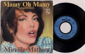 MIREILLE MATHIEU 'Mamy Oh Mamy (Pleure Tout Doux)' 1980 French 7" vinyl - Foto 1 di 1