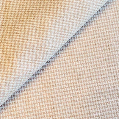 1,2 ярда бежевый белый твид одежда ткань шерстяная смесь - Изображение 1 из 4