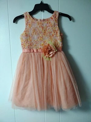 Emily West Girls Pink Floral Dress Size 8 - Image 1 of 4