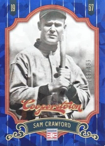 2012 Panini Cooperstown Baseball Crystal Blue #63 Sam Crawford /499 - Picture 1 of 2