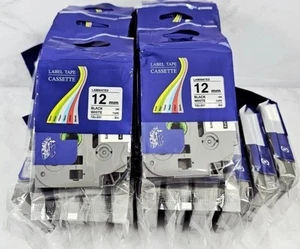 30 Pack TZc 231 TZ Tape 12mm 0.47 Laminated - Brother P-Touch PT-H110 D410 D210 - Picture 1 of 5