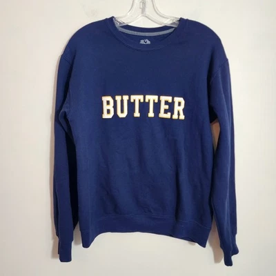 Fruit of the Loom BUTTER Cuello Redondo Oversize Novedad Sudadera Unisex Talla Pequeña Foto 1 de 4