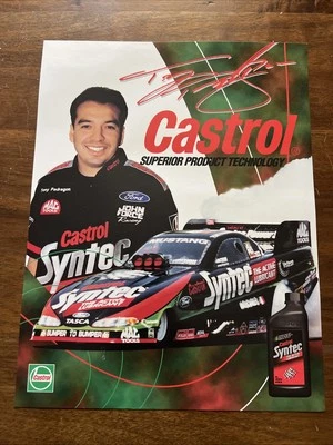 Tarjeta de héroe Tony Pedregon Castrol Syntec 1999 Foto 1 de 2