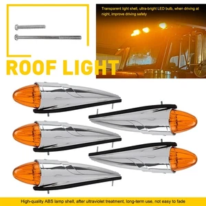 For 14-2023 Ram ProMaster 1500 2500 5PC Amber Cab Roof Marker Running Lights H - Bild 1 von 14