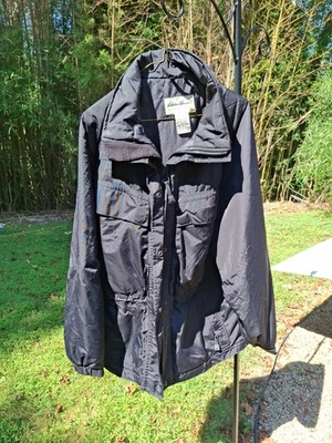 Woman Black Vtg XL Eddie Bauer All Season Coat Lite Loft Thinsulate Parka Ski - Изображение 1 из 4