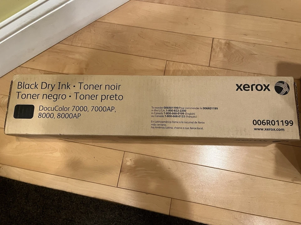 Genuine Xerox 006R01199 Black Toner Cartridge for DocuColor 7000 7000AP 8000 New - Image 1 of 1