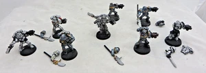 Warhammer 40k Caballeros Grises Marines Espaciales Lote Metal Oop 8 - Imagen 1 de 4