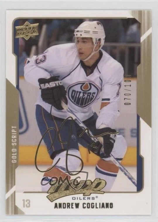 2008-09 Upper Deck MVP Gold Script /100 Andrew Cogliano #120 - Image 1 of 2