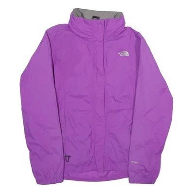THE NORTH FACE Womens Purple Nylon Outdoor Jacket M Zip Plain Lightweight - Image 1 of 4