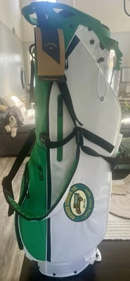 Bolsa de golf Callaway Fairway C Stand verde y blanca Bender Lumber Co. Logo Nuevo Foto 1 de 4
