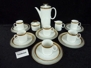 Thomas " MEDALLÓN CON BORDE DE ORO " servicio de café / 21 piezas - Imagen 1 de 6