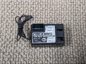 Acoms AM 2 Channel Receiver AR-2/27 27MHz BEC Vintage RC Radio Control Car - Picture 1 of 2