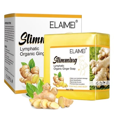 Ingwer Ginger Seife Kojisäure-Seife Seifenstück Gesichtsseife Body Naturseife - Bild 1 von 4