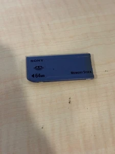 Sony 64MB Memory Stick MS Karte lang MS Sony alte Kamera/PSP/Recorder - Bild 1 von 1