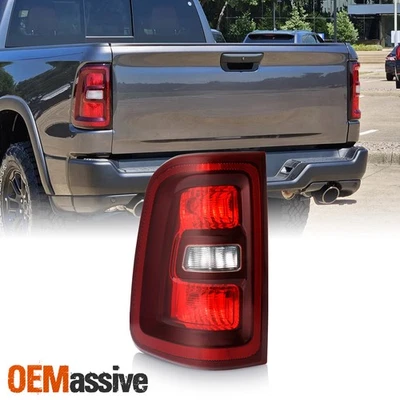 For 2025-2026 Dodge Ram 1500 Halogen Black Trim Red Clear Tail Light Driver Left - Image 1 of 4