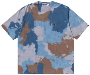 NWT BAPE Chusen One Point Relaxed Fit Tee Blue Rare Premium Streetwear S M L XL - Picture 1 of 4