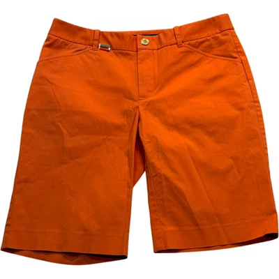 Pantalones cortos de golf Ralph Lauren para mujer talla 6 naranja liso frente plano ajuste regular Foto 1 de 4
