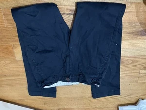Abercrombie kids boys navy khaki dress pants size 13/14 - Picture 1 of 4