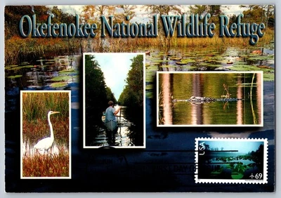 #C142 Okefenokee Swamp Airmail FDC Maxi Card - Image 1 of 2