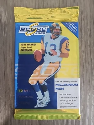 2000 Score NFL 10 Card Pack - Image 1 of 2