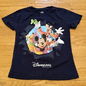 Disneyland Paris Youth Kids Breakthrough Double Sided Shirt Size 5/6 - Picture 1 of 9