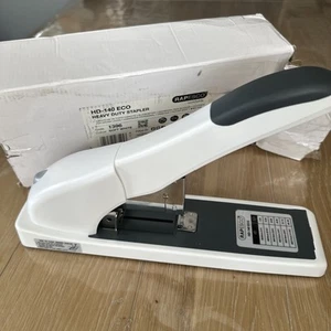 Rapesco Eco HD-140 Schwerlast Hefter Kunststoff 140 Blatt weich weiß - Karton offen - Bild 1 von 7