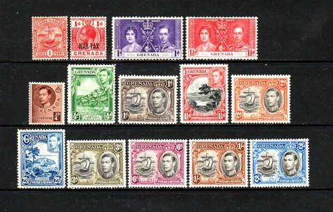 British Grenada, mixed,  MLH (2819) Cover