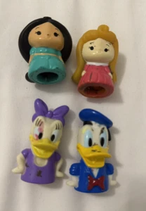 Disney Princess Jasmine Daisy, Donald and Aurora Finger Puppets Mixed Lot 4 - Picture 1 of 7