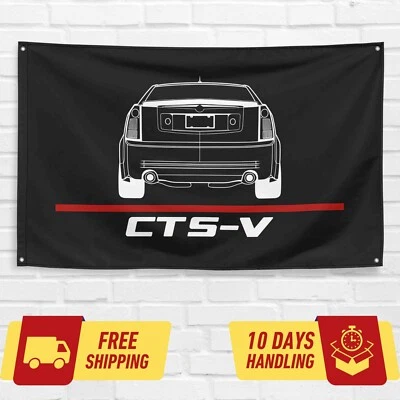 Bandera de regalo de cumpleaños para Cadillac CTS-V 2007 Car Enthusiast 3x5 ft Foto 1 de 2