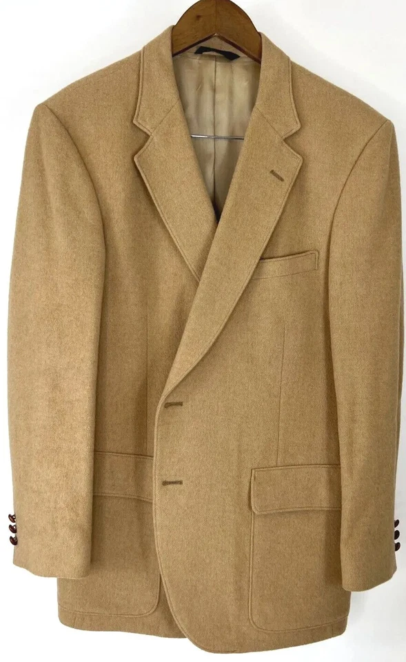 Vintage Barrister Mens 65% Camel Hair 35% wool Blazer Sport Coat - Image 1 of 4