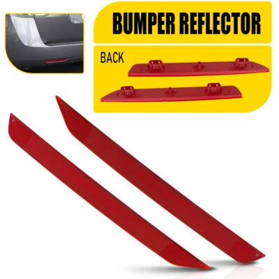 1/2X Rear Bumper Reflector For 2011-2017 Honda Odyssey 33505TK8A01 33555TK8A01 A - Image 1 of 4