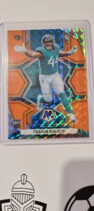 Travon Walker 2022 Panini Mosaik NFL Debüt ORANGE REAKTIV PRIZM RC - Bild 1 von 2
