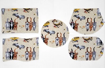 PENNY'S NEEDFUL THINGS Beach Cats Placemats