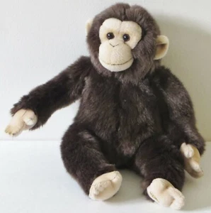 GANZ WEBKINZ Signature Chimpanzee Stuffed Animal Plush Toy - Picture 1 of 7
