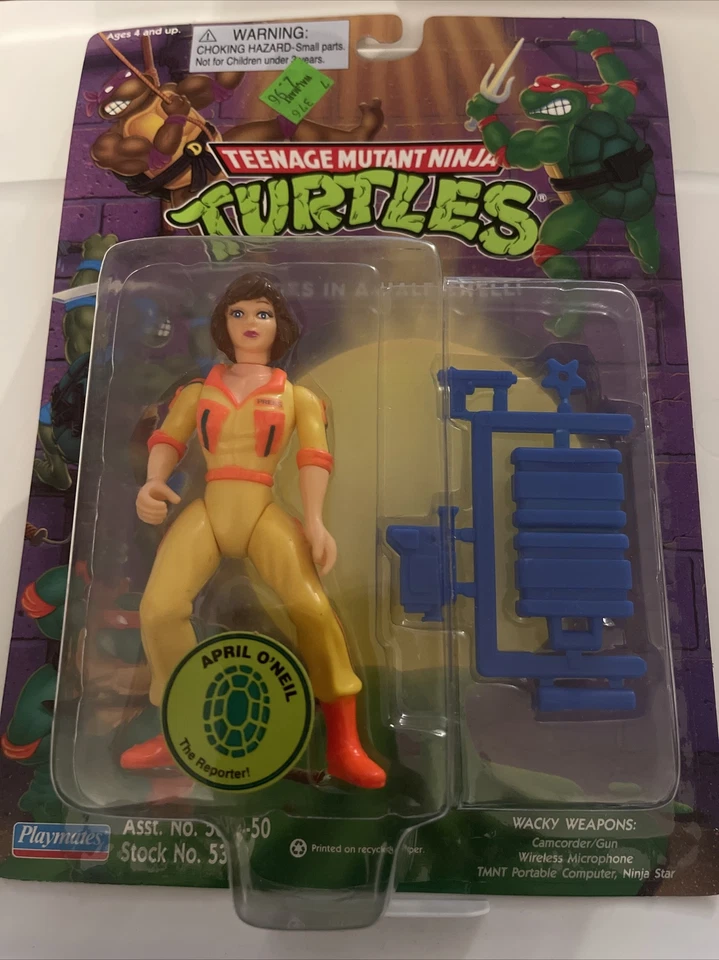 Playmates Toys Teenage Mutant Ninja Turtles April O'neil 1993