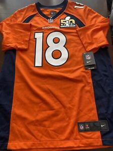 NFL Broncos Peyton Manning Super Bowl 50 Jersey NWT Size Large